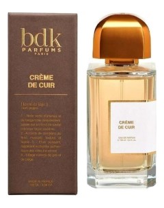 Creme De Cuir парфюмерная вода 100мл Parfums bdk paris