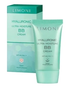Ультраувлажняющий BB крем для лица с гиалуроновой кислотой Hyaluronic Ultra Moisture Cream SPF28 PA  Limoni