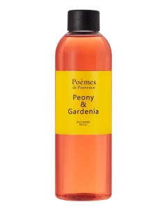 Аромадиффузор Peony Gardenia наполнитель для аромадиффузора Refill 200мл Poemes de provence