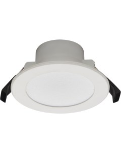 Светильник точечный светодиодный Downlight круг под отверстие 75 мм 8 м теплый белый свет цвет белый Gauss