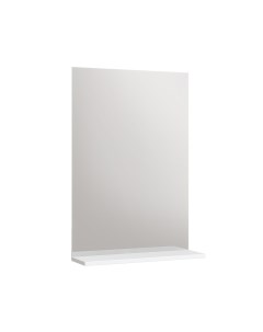 Зеркало для ванной ЛЦ Т 60 с полкой 60x74 6 см цвет белый Без бренда