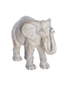 Статуэтка декоративная Слон 15x13 см бежевая Atmosphera