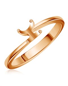 Оправа кольцо из красного золота Бронницкий ювелир