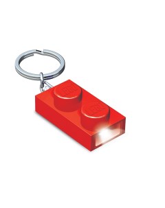 Брелок фонарик LEGO Брелок фонарик маленький блок красный Lego