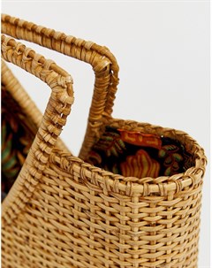 Плетеная соломенная сумка ручной работы ziggy Ellen & james