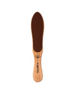 Professional Wooden Foot File Foot shape Профессиональная деревянная педикюрная пилка в форме стопы  Solomeya