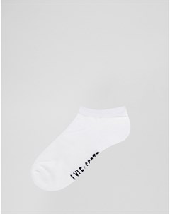 Набор белых спортивных носков с логотипом 3 пары Lyle & scott