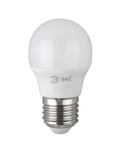 Лампа светодиодная E27 шар G45 6Вт 2700K теплый свет P45 6W 840 E27 R Б0049644 Era