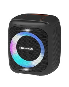 Портативная акустика Party 100 50 Вт AUX USB microSD Bluetooth подсветка черный Hopestar
