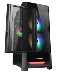 Корпус Duoface EATX Midi Tower 2xUSB 3 2 RGB подсветка черный без БП CGR 5ZD1B RGB Cougar