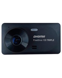Видеорегистратор FreeDrive 109 TRIPLE 3 камеры 1920x1080 30 к с 150 3 2 800x480 G сенсор microSD mic Digma