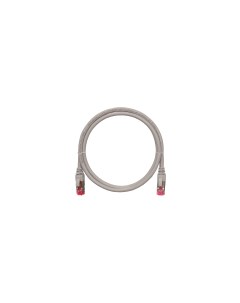 Патч корд SSTP кат 6a 1 м RJ45 RJ45 серый CU LSZH NMC PC4SA55B 010 C GY Nikomax