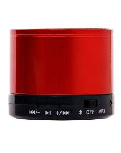 Акустика портативная Round 3 Вт FM microSD Bluetooth красный 47252 Rockbox