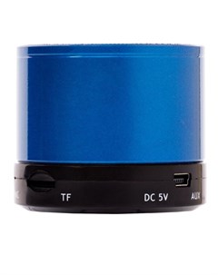 Акустика портативная Round 3 Вт FM microSD Bluetooth синий 47249 Rockbox