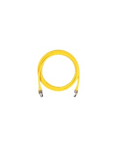 Патч корд SSTP кат 8 2м RJ45 RJ45 желтый CU LSZH NMC PC4SI55B 020 C YL Nikomax