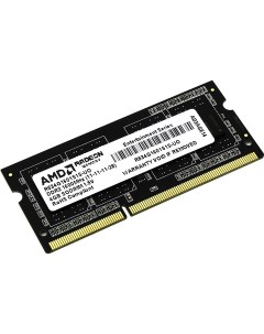 Память DDR3 SODIMM 4Gb 1600MHz CL11 1 5 В R534G1601S1S UO Amd