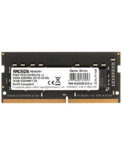 Память DDR4 SODIMM 16Gb 3200MHz CL22 1 2 В Radeon R9 Gamer Series R9416G3206S2S UO Amd