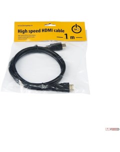 Кабель HDMI 19M HDMI 19M v2 0 4K экранированный 1 м черный BXP HDMI2MM 010 BN HDMI2MM 1M Bion