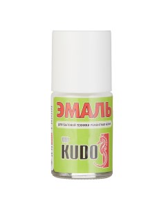 Эмаль для бытовой техники Kraft белая с кисточкой глянцевая 15 мл Kudo