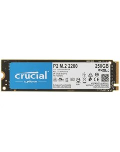 SSD накопитель P2 M 2 2280 250 ГБ CT250P2SSD8 Crucial
