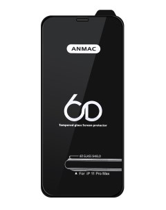 Защитное стекло для iPhone 11 Pro Max XS Max 6D Black IS790867 Anmac