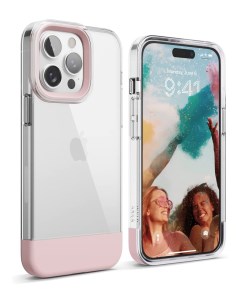 Чехол для iPhone 14 Pro Max GLIDE Clear Pink Elago