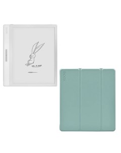 Электронная книга Leaf 2 белый голубой чехол Onyx boox