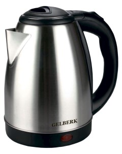 Чайник электрический GL 333 1 8 л Silver Black Gelberk