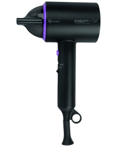 Фен SC HD70I36 700 Вт черный фиолетовый Scarlett