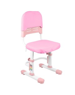 Детский растущий стул Lux 01 с мягким чехлом Comfort 01 розовый Anatomica