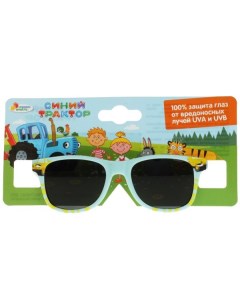Детские солнцезащитные очки синий трактор голубые ИГРАЕМ ВМЕСТЕ в кор 25x20шт Shantou gepai