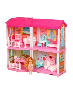 Дом для кукол Dream Villa Таунхаус с куклой с аксессуарами 89 деталей 556 5 Кнр