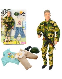 Кукла Кевин военный с аксессуарами Defa lucy