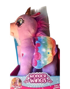 Мягкая игрушка единорог Wonder Wings Unicorn фиолетовый Iqchina
