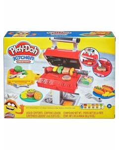 Игровой набор с пластилином Play Doh Гриль барбекю пластилин мягкий воздушный тесто Nobrand