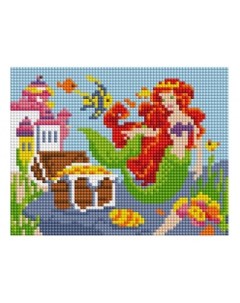 Набор для творчества Алмазная мозаика Красивая русалочка 17 22см 16 цветов AC17007 Рыжий кот