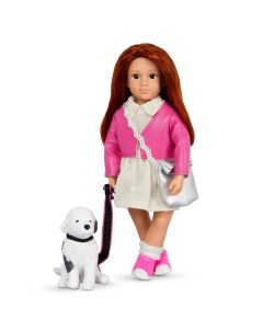 Кукла 15 см Эммилина с собакой Отис L31043 Лори