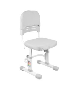 Детский растущий стул Lux 01 с мягким чехлом Comfort 01 серый Anatomica
