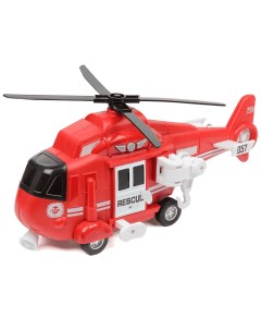 Вертолет фрикционный 1 16 Fire and Rescue Helicopter со звук и свет эфф 70802 Drift