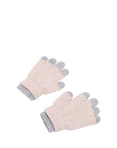 Перчатки детские B8391 розовый серый 14 Daniele patrici