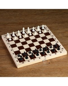 Фигуры шахматные пластиковые король h 4 2 см пешка 2 см 4339338 Кнр