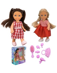Кукла малышка для девочки Маленькая модница с аксессуарами в коробке Miss kapriz