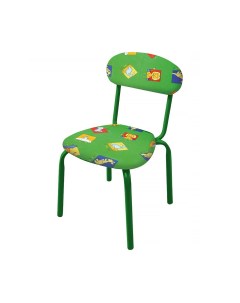 Стул детский СТУ5 3 Зверята мягкое сиденье зеленый Nika