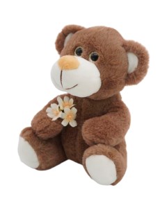 Медвежонок Сильвестр шоколадный 20 25 см с фрезиями 0913620 210 Unaky soft toy