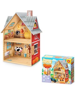 Кукольный домик DREAM HOUSE Ферма 04713 быстрой сборки Десятое королевство