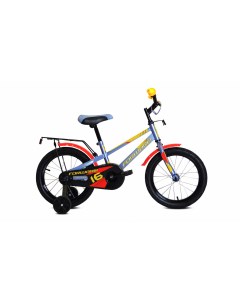 Велосипед METEOR 16 колесо 16 сезон 2021 2022 серый красный Forward