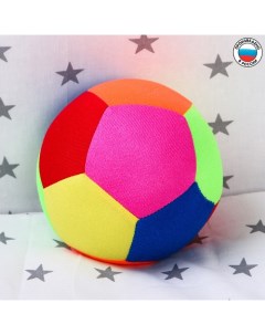 Развивающая игрушка Мяч футбольный цветной с бубенчиком Д 82 12 Дельфин