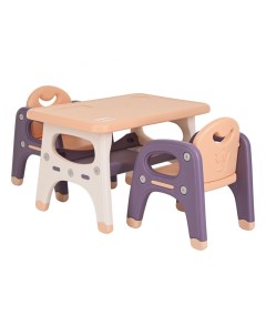 Набор Столик 2 стулa Фиолетовый Pituso