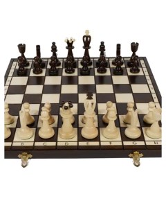 Шахматы резные Мадон подарочные 115ш 1шт 42 см коричневый Madon