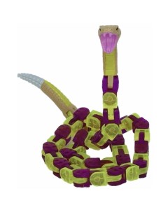 Игрушка антистресс Гремучая змея фиолетовая KX130RP Klixx creaturez